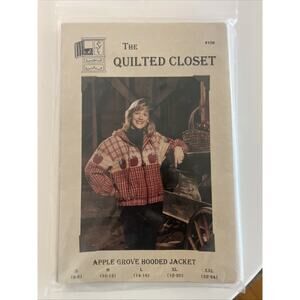 The Quilted Closet Pattern Apple Groove Hooded Jacket Small To Xxl Uncut Pattern